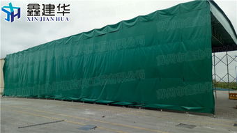 工廠大型推拉倉庫雨棚 廠家直銷的移動伸縮篷與紡織品遮篷解決方案